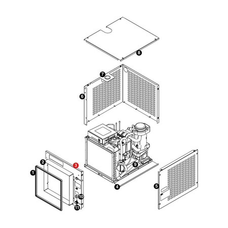 Follett Panel, Front, 425Axs 01068204